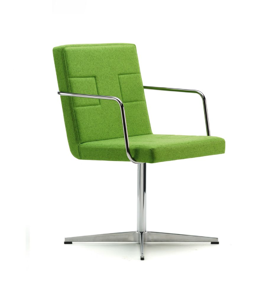TONI SWIVEL VISITOR CHAIR WITH ARMS